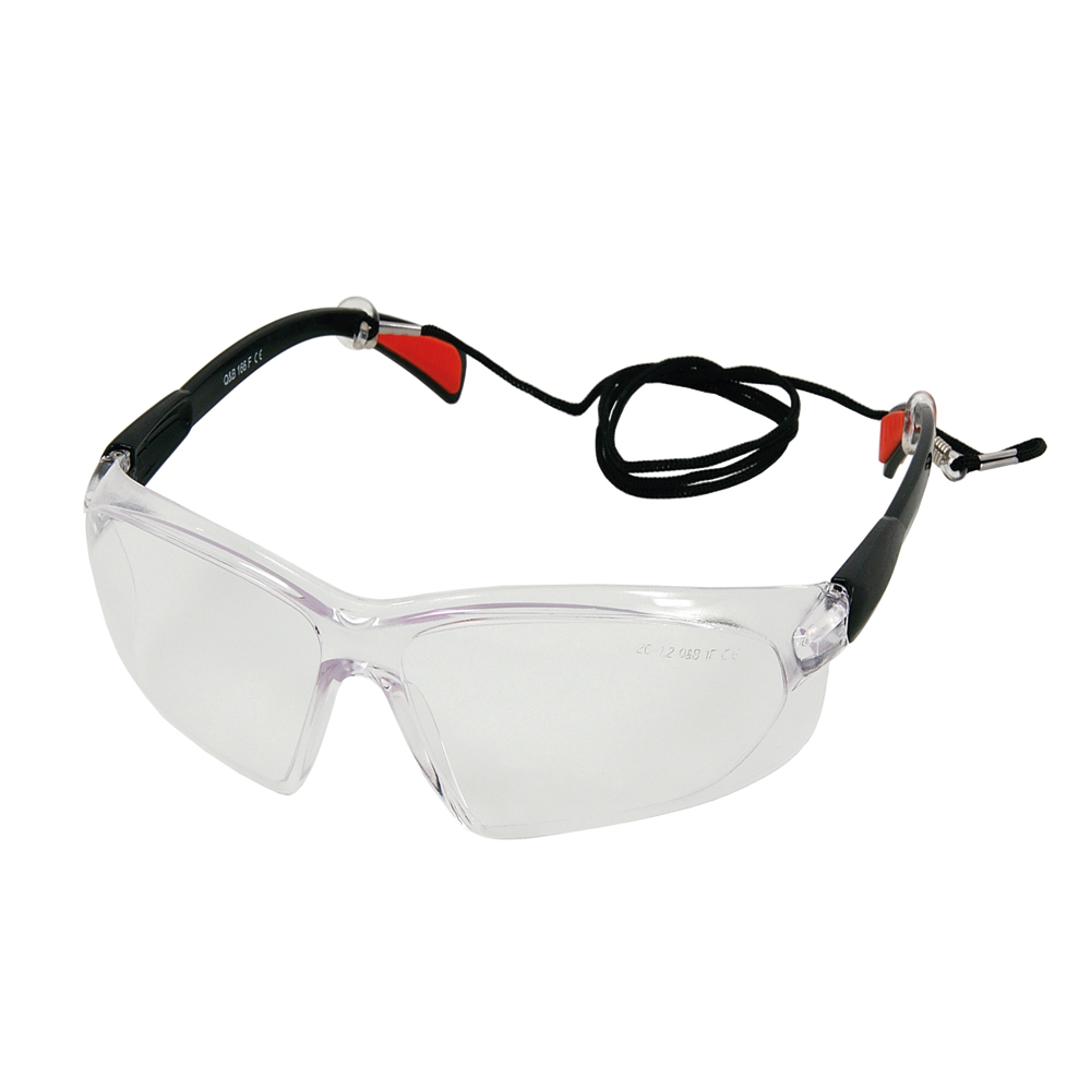 Clear Safety Glasses Lanyard SD Hardware